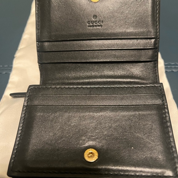 AUTHENTIC GUCCI OPHIDIA CARD WALLET BLK. - Picture 6 of 14